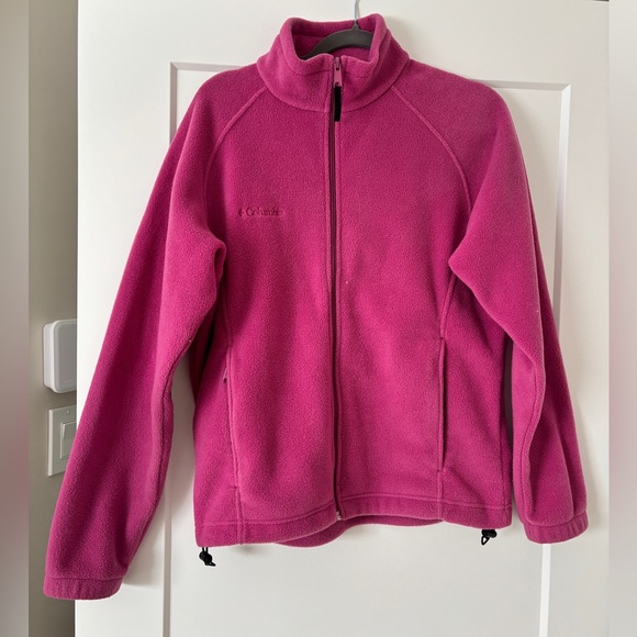 Columbia Magenta Full-Zip Fleece Jacket - Picture 3 of 11